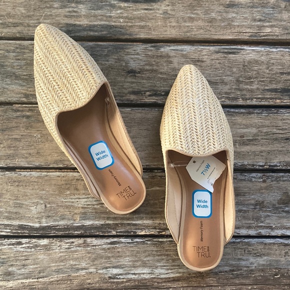 Time and Tru Shoes Woven Mules Wide Width Poshmark